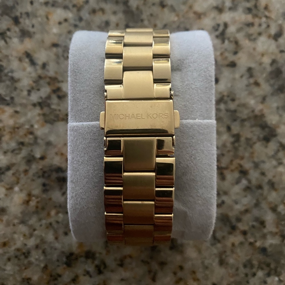 Michael Kors Gold and Pink Watch - Picture 3 of 5